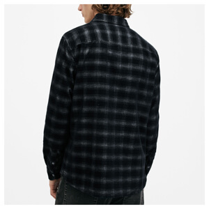 AllSaints Kink Corduroy Checked Relaxed Fit Shirt